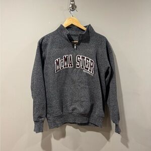 McMaster University Quarter Zip Sweatshirt